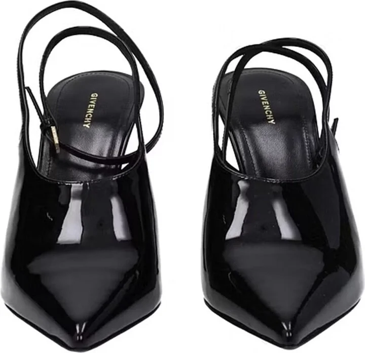 Leather Slingback Pumps - Image 4