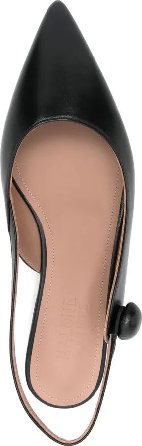 Leather Slingback Pumps - Image 4