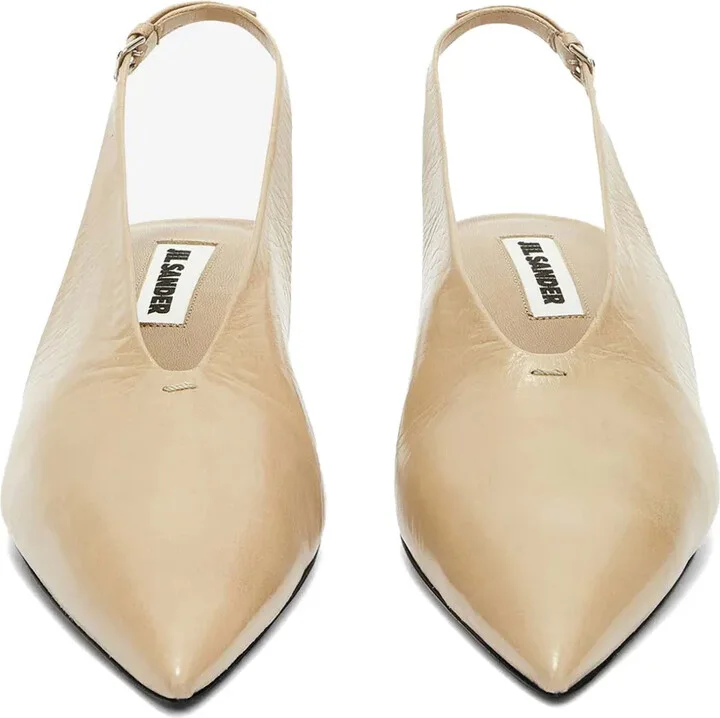 Leather Slingback Pumps - Image 4