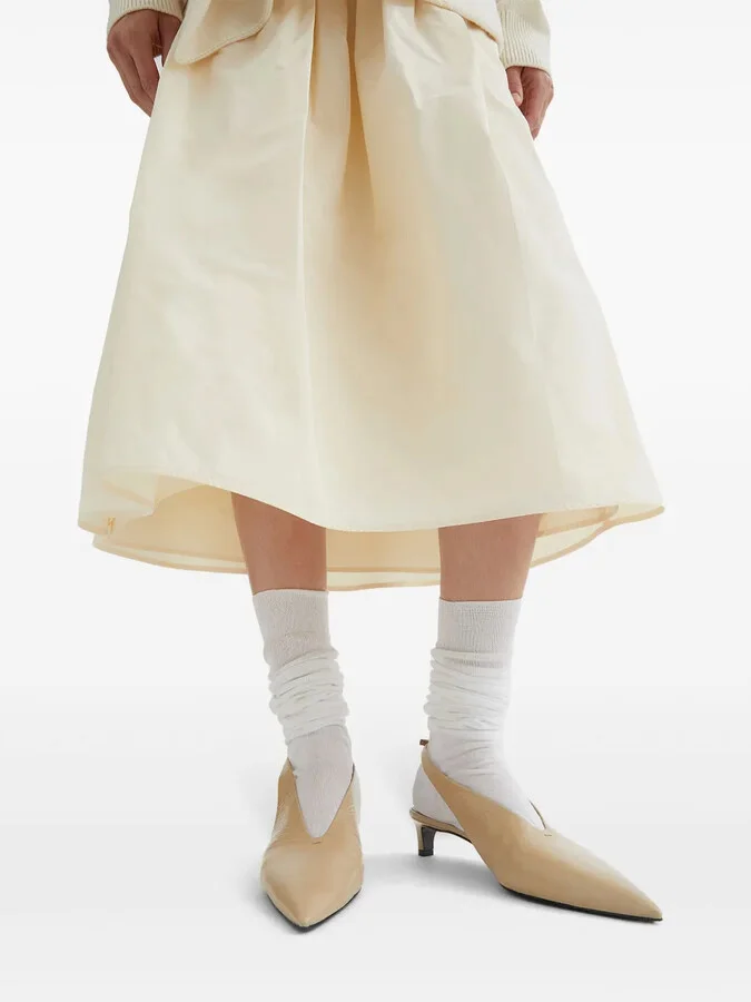 Leather Slingback Pumps - Image 5