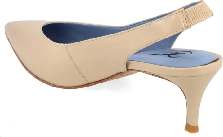 Leather Slingback Pumps - Image 3