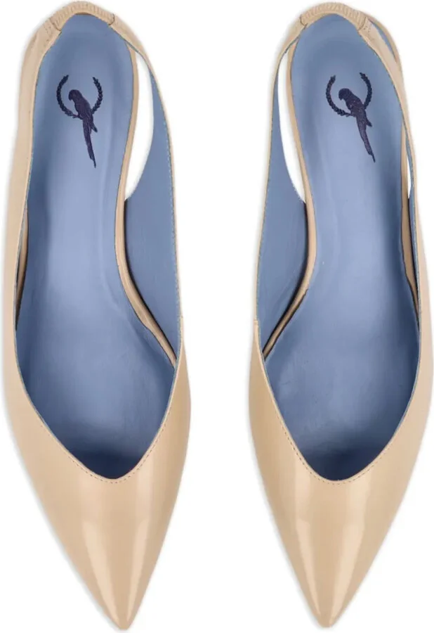 Leather Slingback Pumps - Image 4