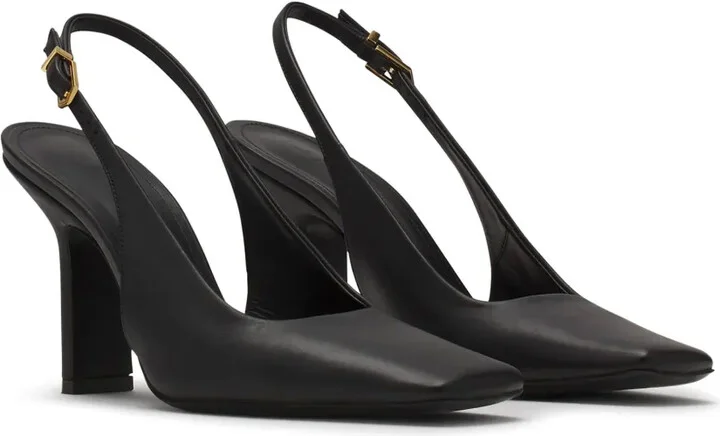 Leather Slingback Pumps - Image 2