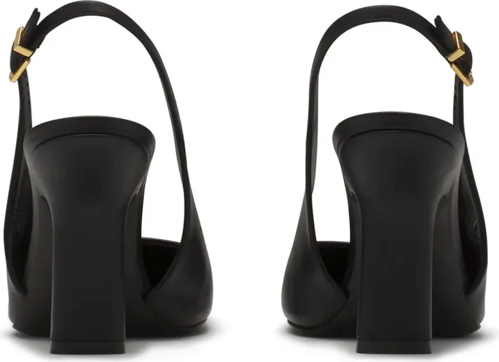 Leather Slingback Pumps - Image 3