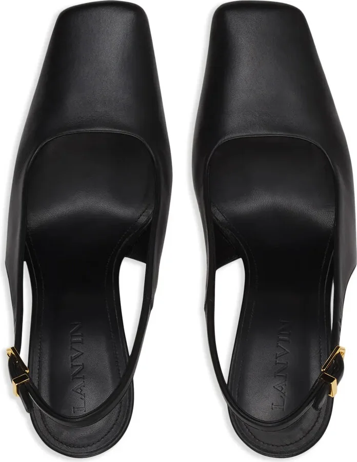 Leather Slingback Pumps - Image 4