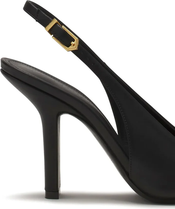 Leather Slingback Pumps - Image 5
