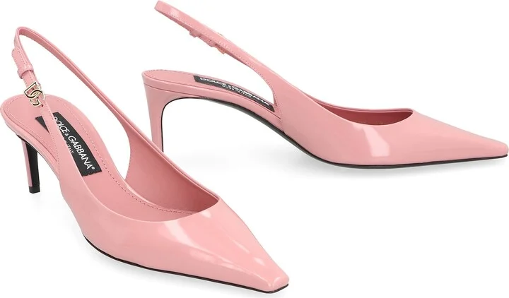 Leather Slingback Pumps - Image 3