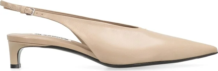 Leather Slingback Pumps - Image 2