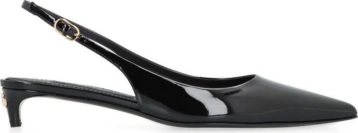 Leather Slingback Pumps - Image 2