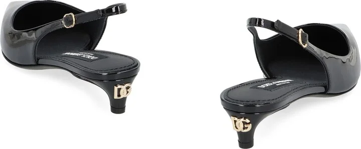 Leather Slingback Pumps - Image 4