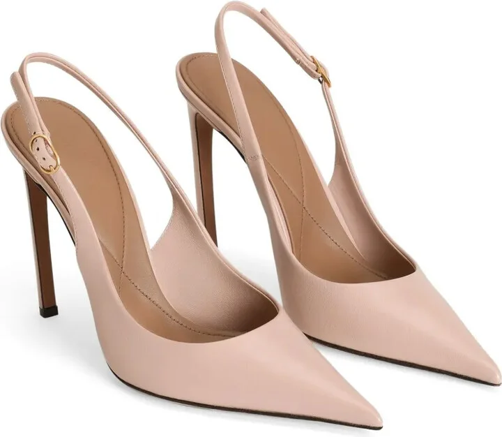 Leather Slingback Pumps - Image 2