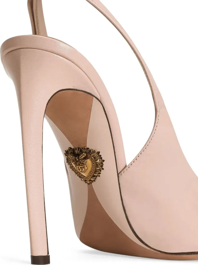 Leather Slingback Pumps - Image 4