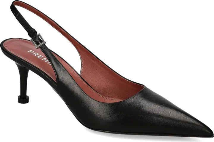 Leather Slingback Pumps - Image 2