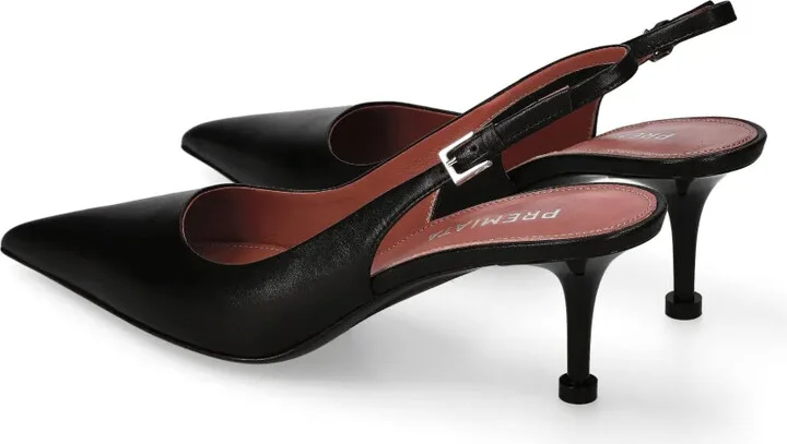 Leather Slingback Pumps - Image 4