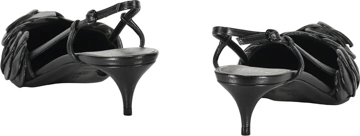 Leather Slingback Pumps - Image 3