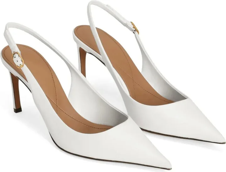 Leather Slingback Pumps - Image 2