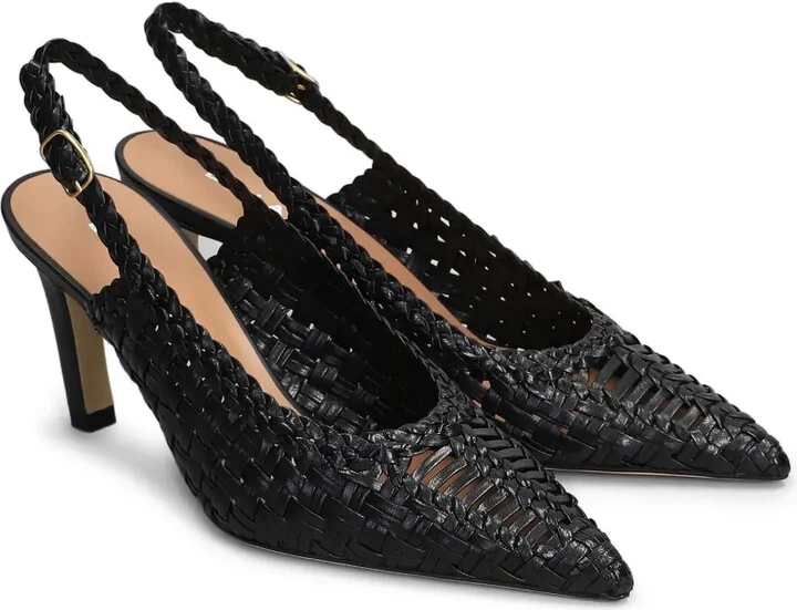 Leather Slingback Pumps - Image 2