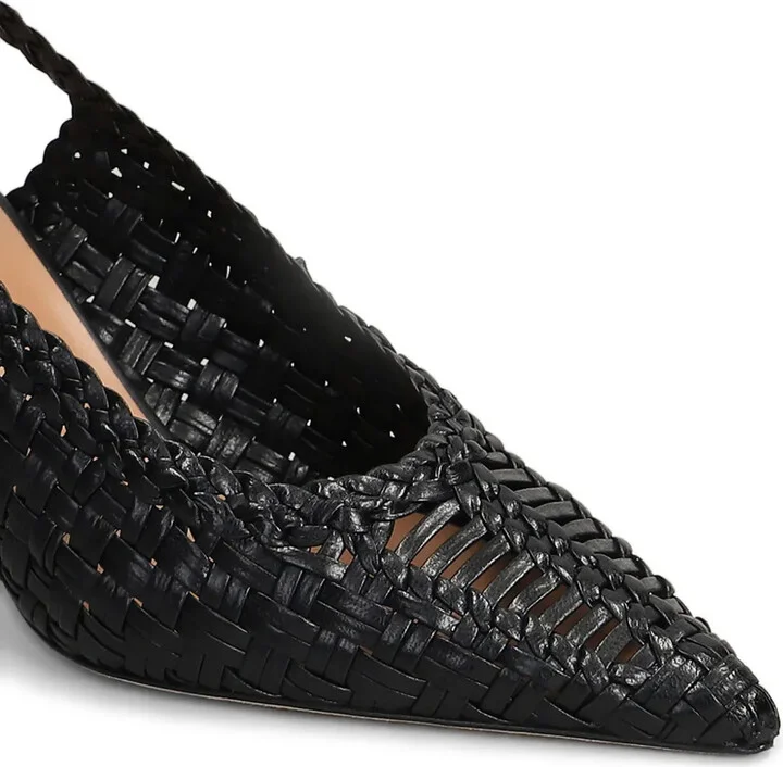 Leather Slingback Pumps - Image 5