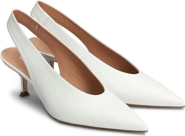Leather Slingback Pumps - Image 2
