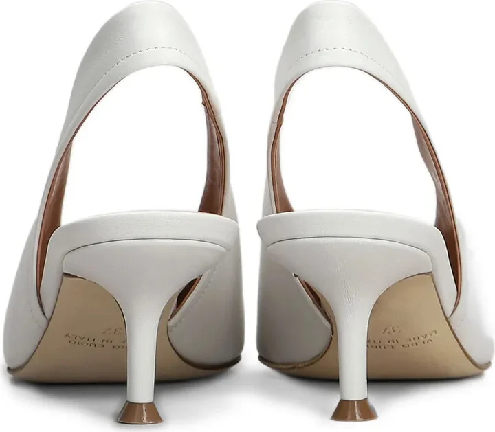Leather Slingback Pumps - Image 3