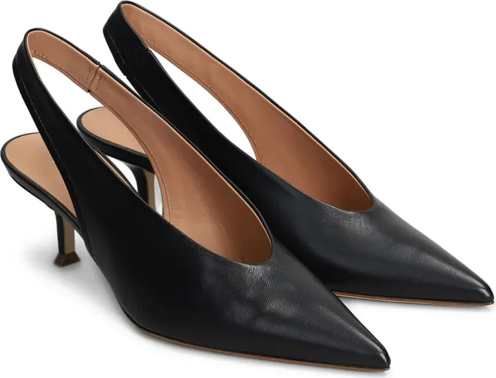 Leather Slingback Pumps - Image 2