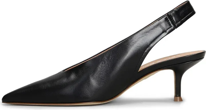 Leather Slingback Pumps - Image 4