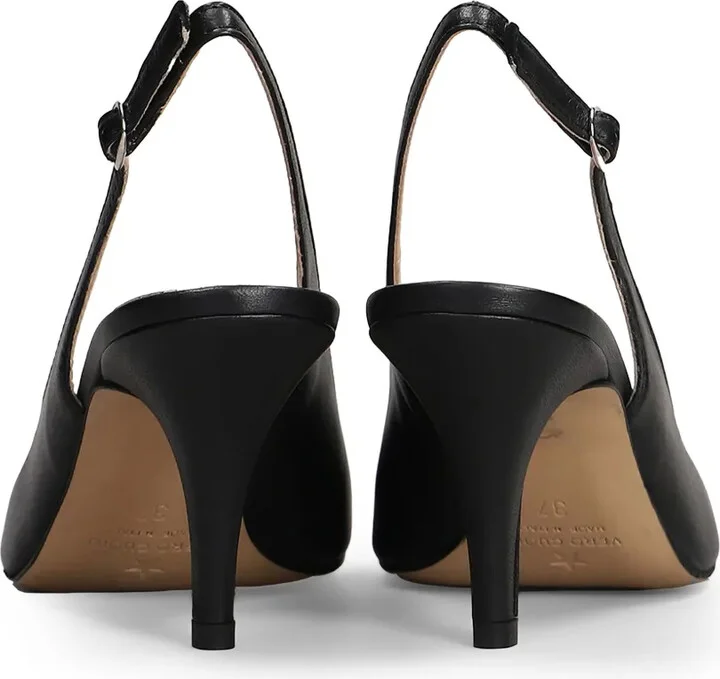 Leather Slingback Pumps - Image 3