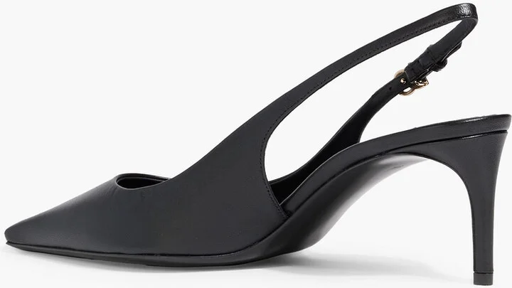 Leather slingback pumps - Image 3