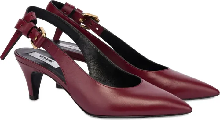 Leather Slingback Pumps - Image 2