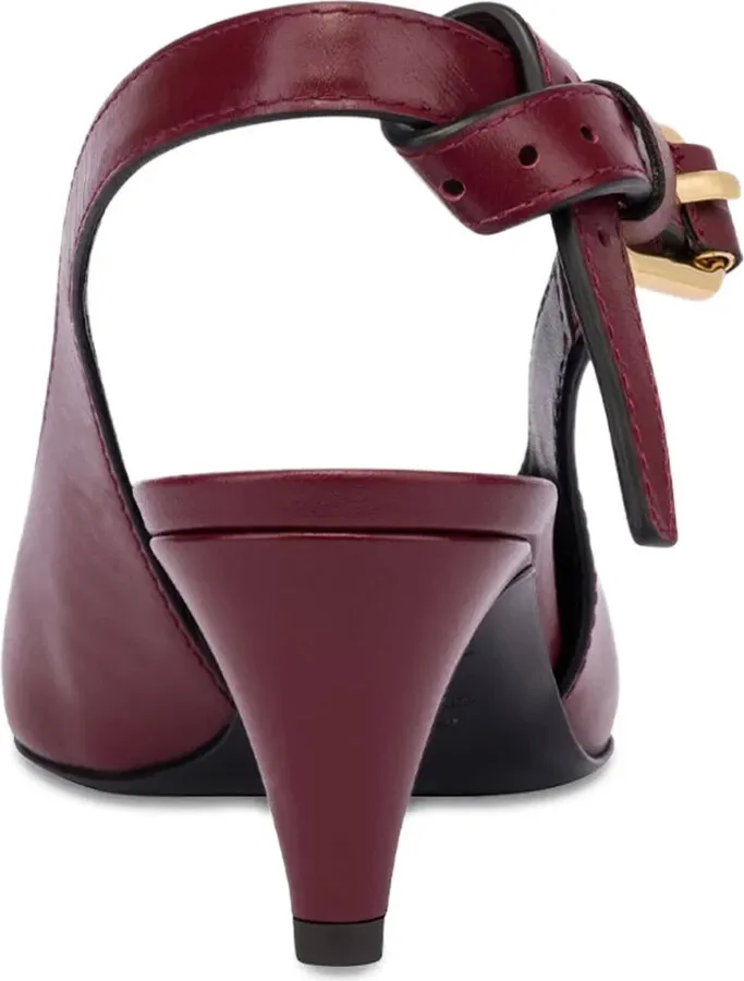 Leather Slingback Pumps - Image 3