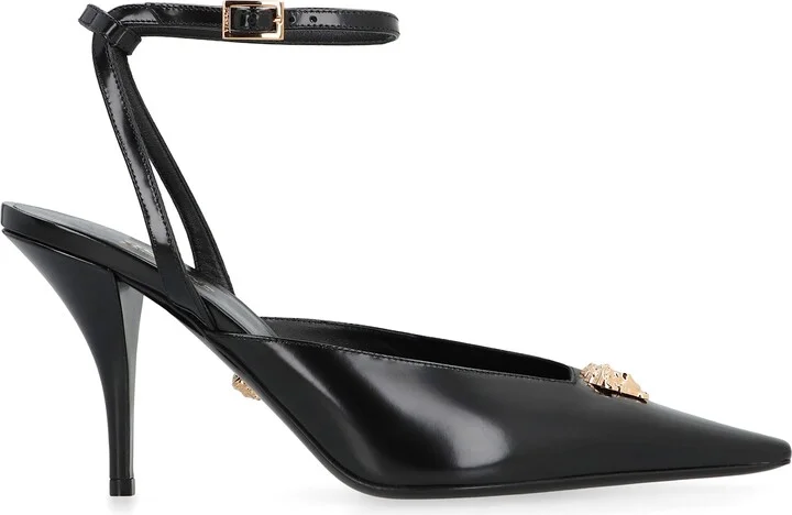 Leather Slingback Pumps - Image 2