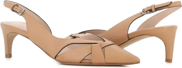 Leather Slingback Pumps - Image 2