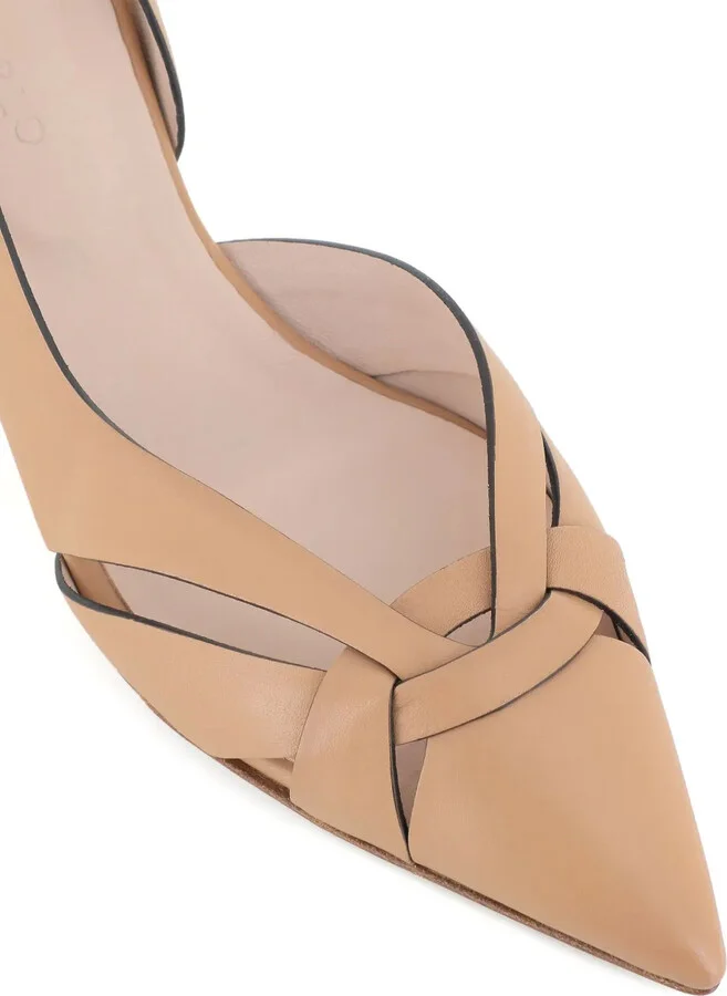 Leather Slingback Pumps - Image 5