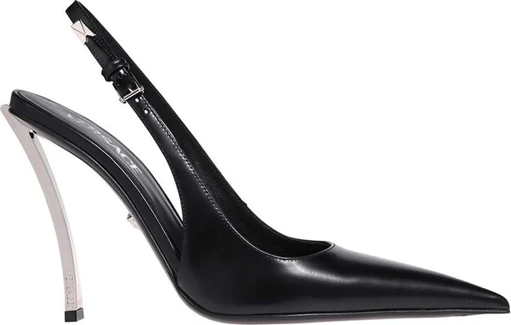 Leather Slingback Pumps