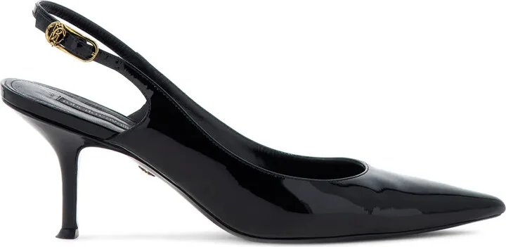Leather Slingback Pumps