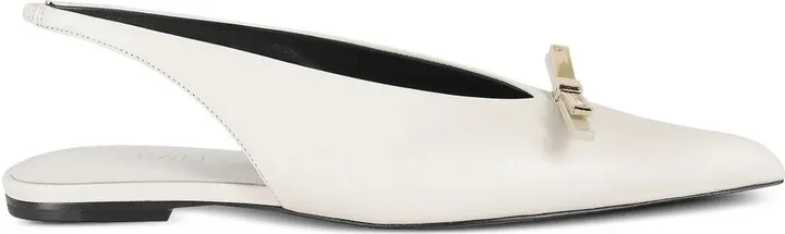Leather Slingback Pumps