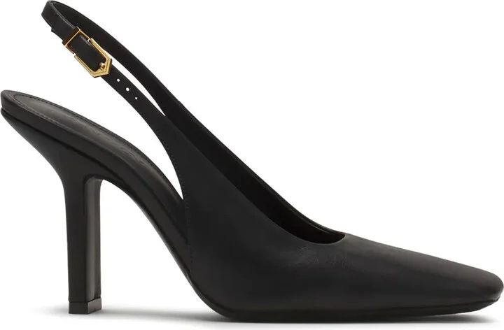Leather Slingback Pumps