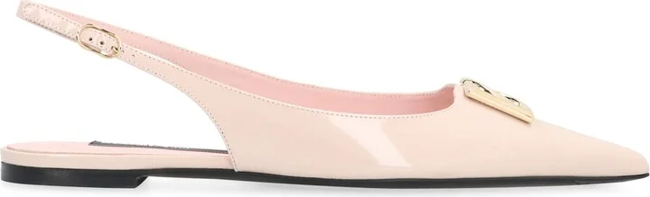 Leather Slingback Pumps