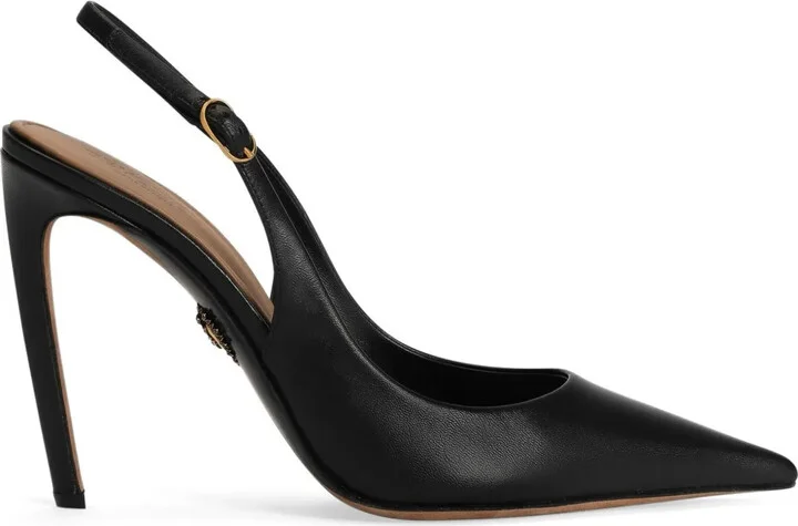 Leather Slingback Pumps