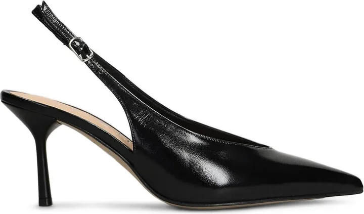 Leather Slingback Pumps