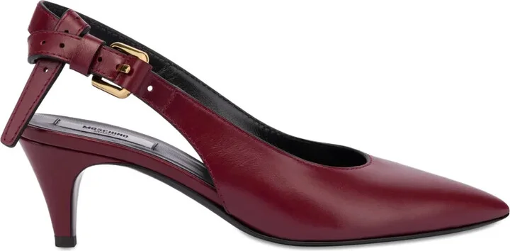 Leather Slingback Pumps