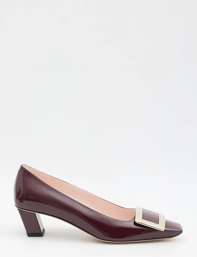 Leather Slingback Pumps