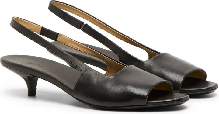 Leather Slingback Sandals - Image 2