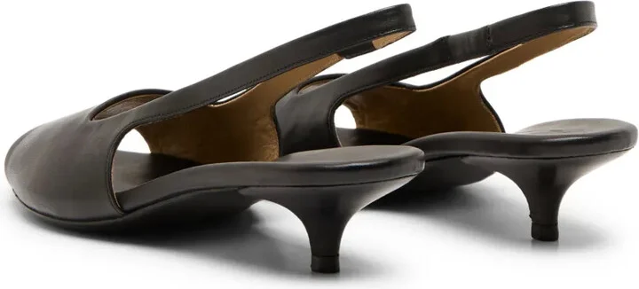Leather Slingback Sandals - Image 3