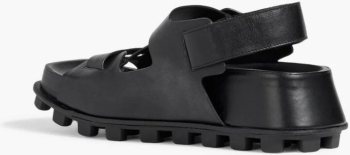 Leather slingback sandals - Image 3