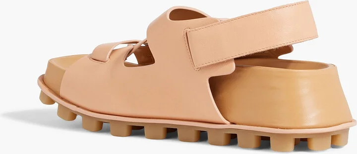 Leather slingback sandals - Image 3