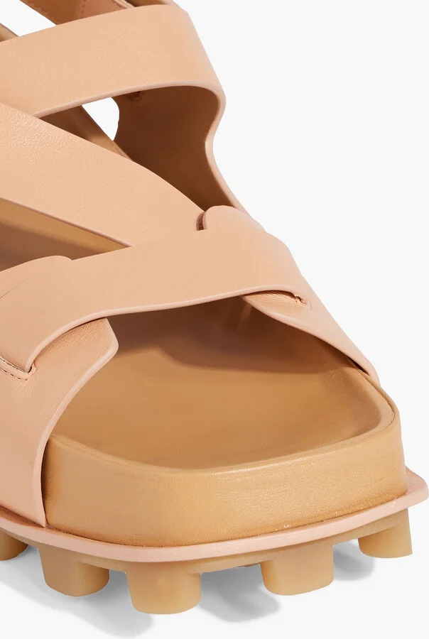 Leather slingback sandals - Image 4