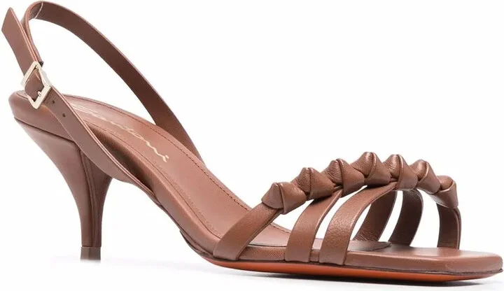 Leather Slingback Sandals - Image 2