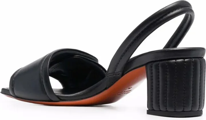 Leather Slingback Sandals - Image 3