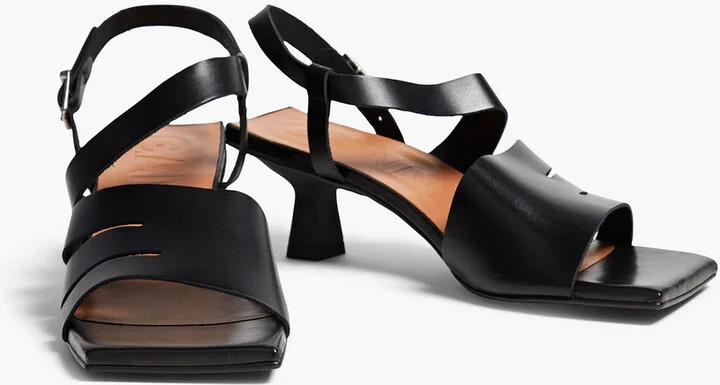 Leather slingback sandals - Image 2